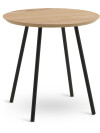Mesa auxiliar NYBO Ø40 roble/negro Mesa auxiliar NYBO Ø40 roble/negro