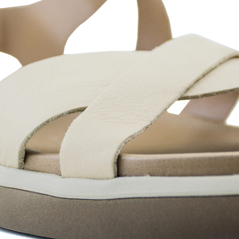 Sandalias Country de Mujer - 26105 Crema