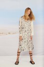 AVA V-NECK T-DRESS Estampado