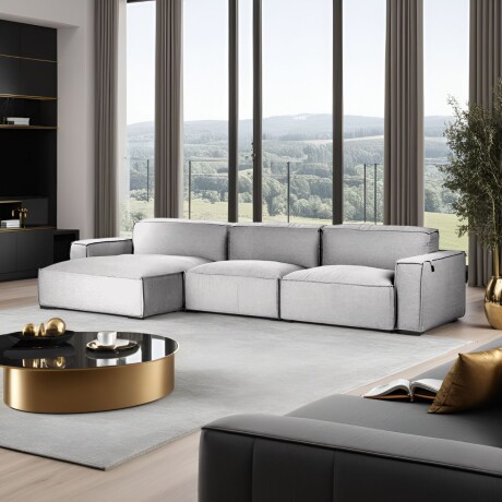 Sofá modular URBAN GRIS - IZQUIERDO