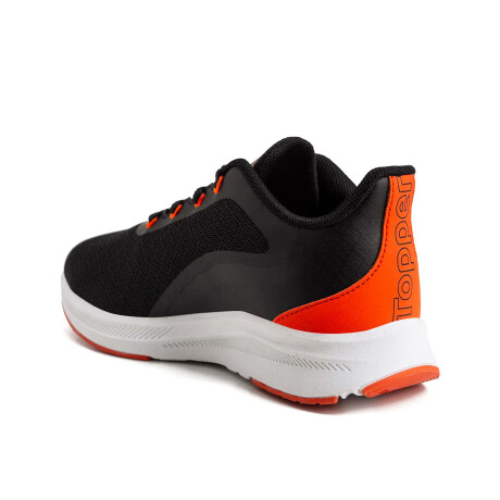 Calzado Topper Vr Speed Champión Deportivo Infantil Negro-Naranja