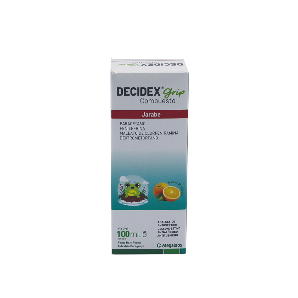 DECIDEX GRIP COMPUESTO JARABE X 100 ML. única