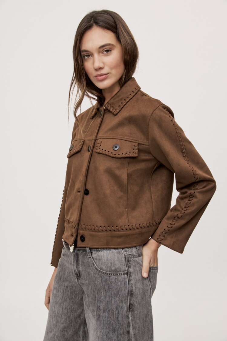 CAMPERA HICKOK Marrón oscuro