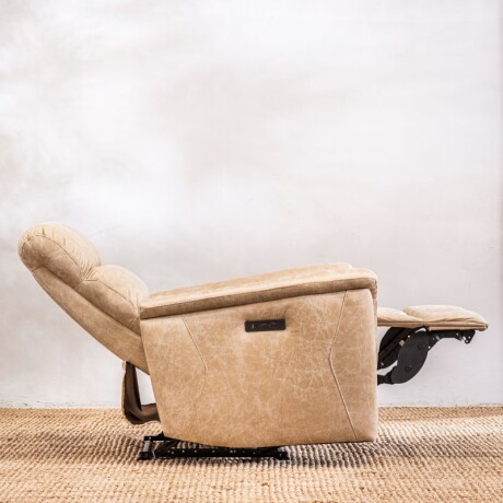 Sillón Reclinable Benson 1 Cuerpo Beige