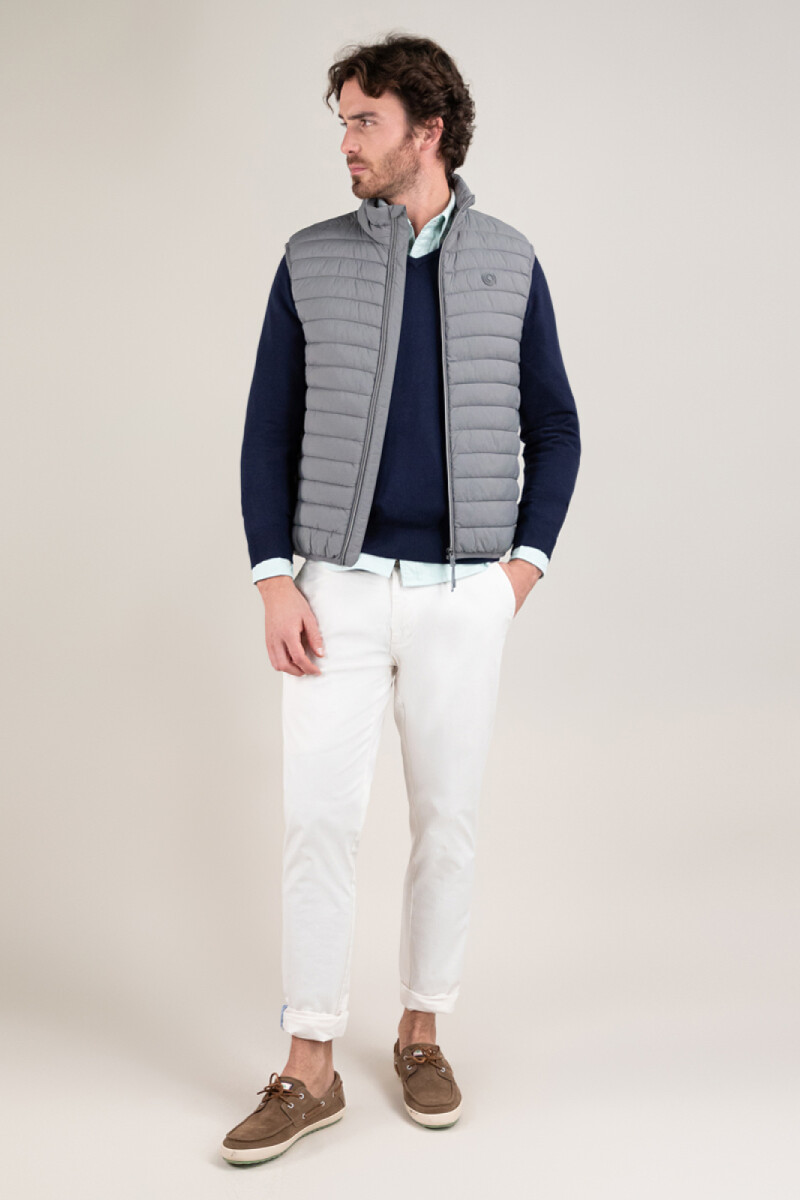 Chaleco Acolchado Gris