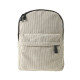 Mochila de pana blanca