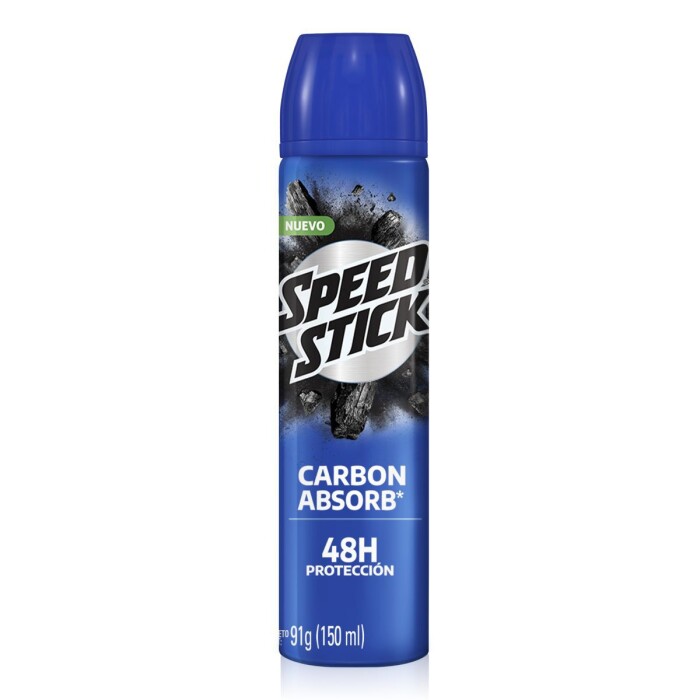 SPEED STICK SPRAY CARBON ABSORB única