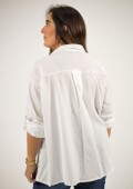 Camisa broderie bordada Blanca