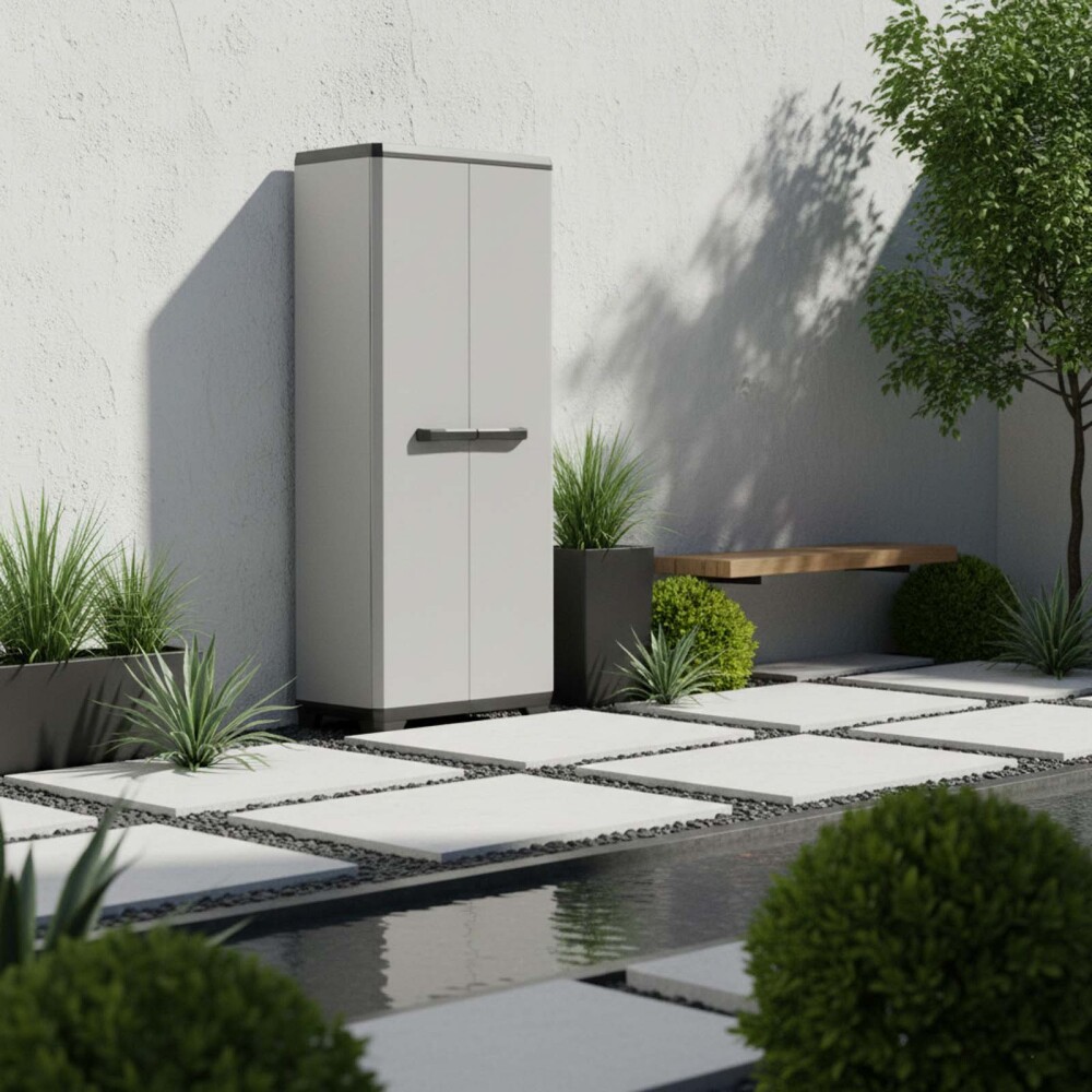 ARMARIO MULTIUSO POLIPROPILENO GRIS PLANET