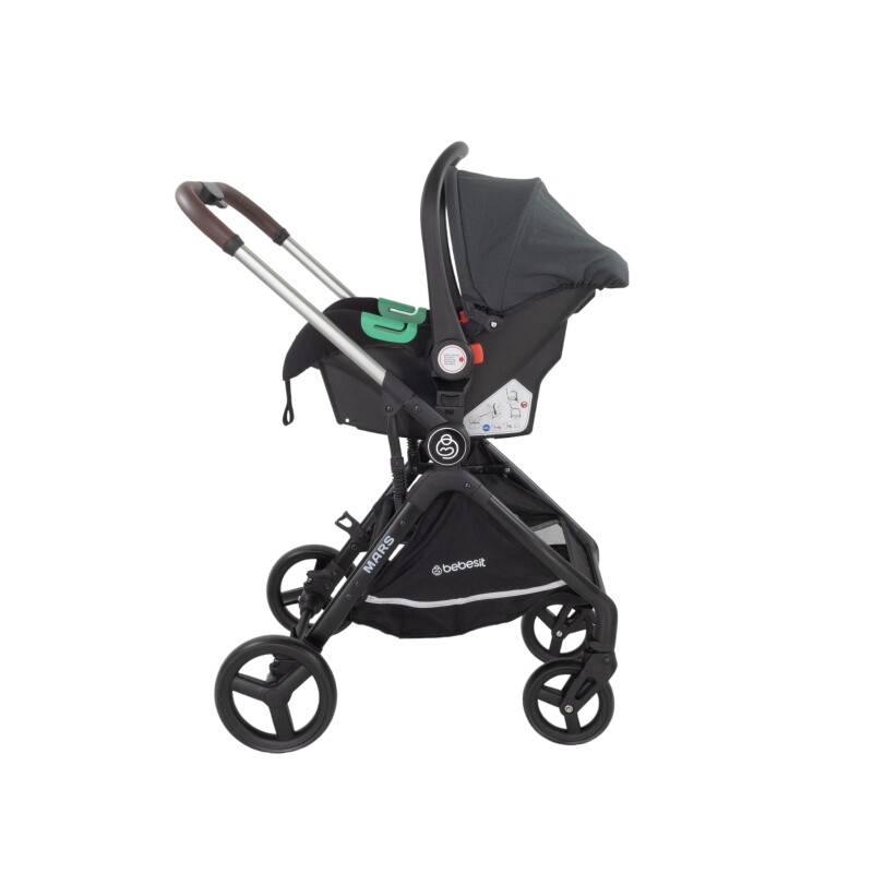 Travel System Mars LX Baby Silla + Base Isofix I-size Bebesit Gris Travel System Mars LX Baby Silla + Base Isofix I-size Bebesit Gris