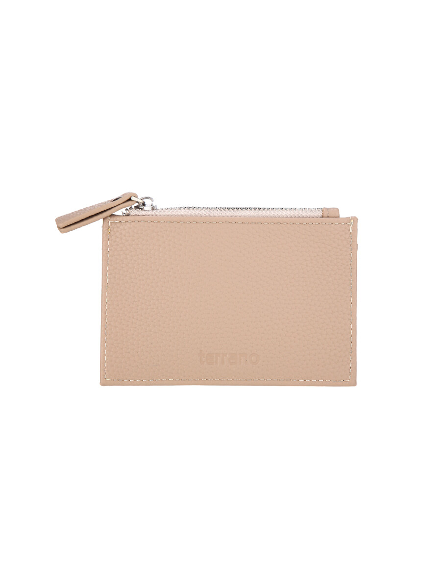 Tarjetero Bélgica - Beige 