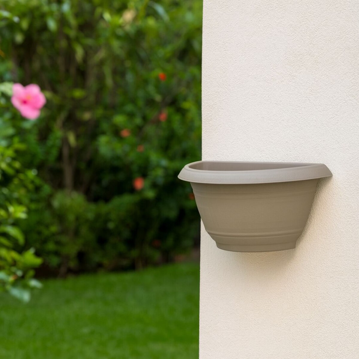 MACETA DE PARED 5 LITROS BEIGE - BEIGE 