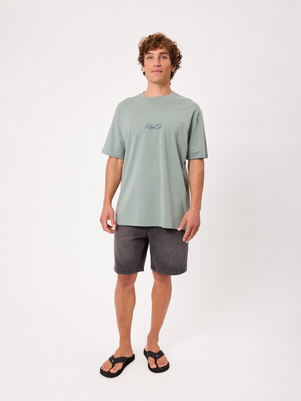 T-SHIRT OSLAS RUSTY Verde Seco
