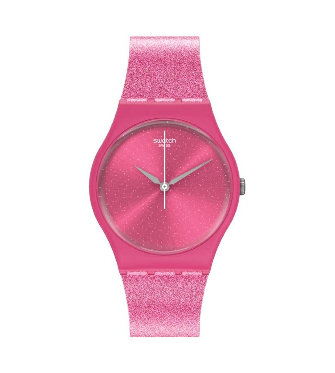 Reloj Swatch So28p101 Magi Pink Para Mujer En Silicona Rosa 
