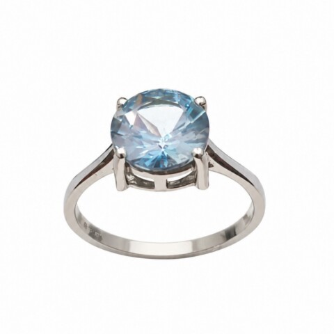 Anillo Plata con Topacio Azùl Anillo Plata con Topacio Azùl