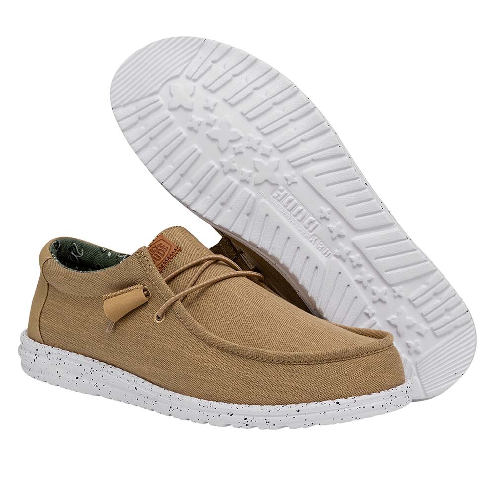Wally Washed Canvas Hombre Walnut
