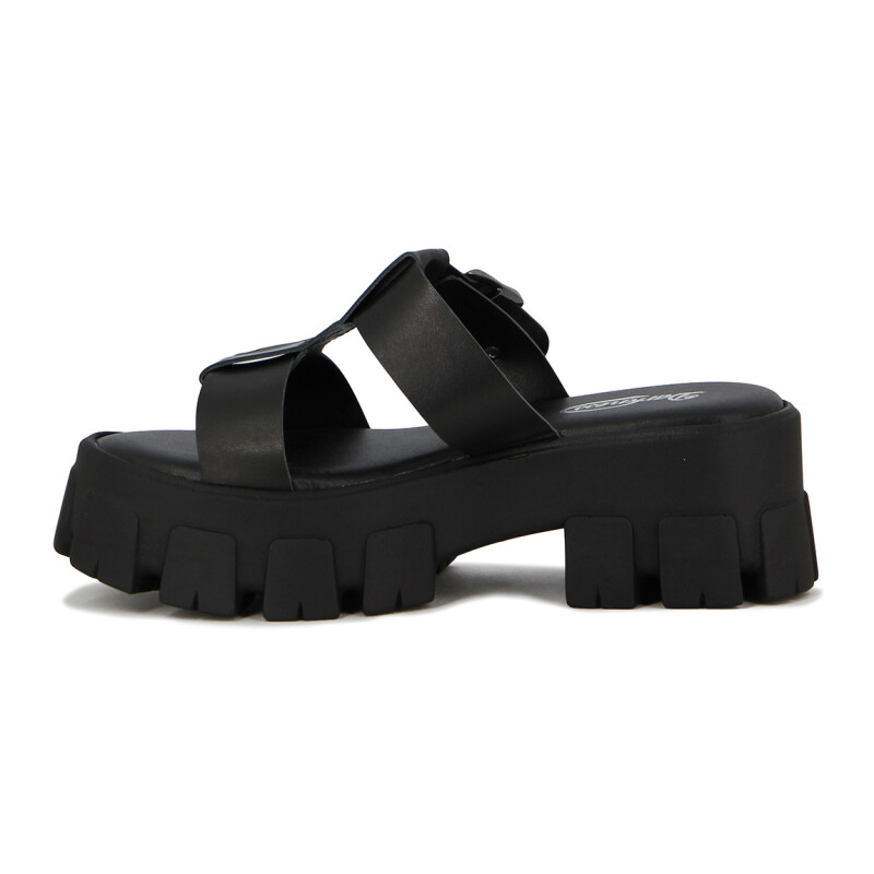 Sandalias Mujer Darkness Plataforma Negro-negro
