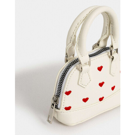 Monedero Formato Cartera Blanco Crudo