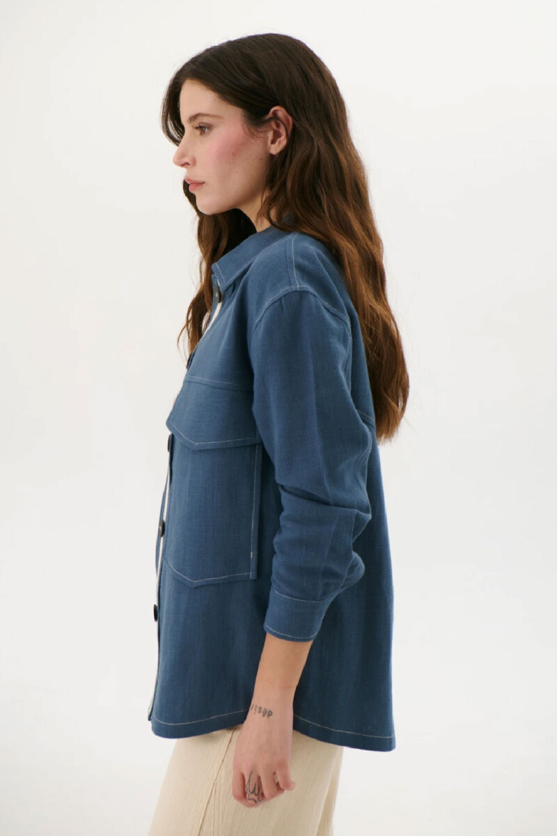 SOBRECAMISA MOLY AZUL
