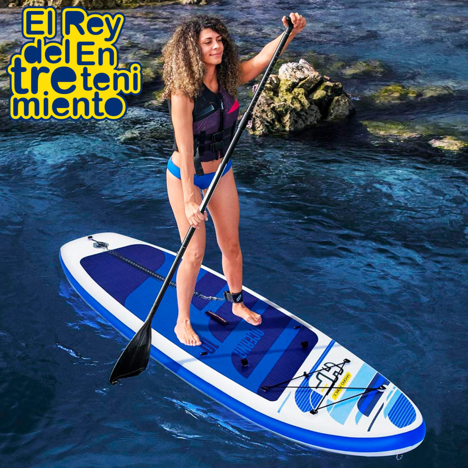 FLAMINGUEO - Tabla Paddle Surf Hinchable 320 x 84 x 15cm Accesorios, Envío  48/72 horas