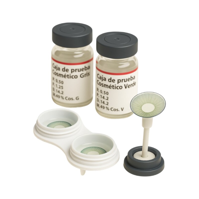 Promo lente de contacto blando anual cosmetico PAR esférico + tórico 8-promolcbac