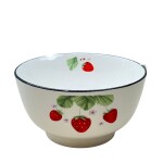 BOWL DE PORCELANA CON DSEÑO FRUTAL • 14cm BOWL DE PORCELANA CON DSEÑO FRUTAL • 14cm