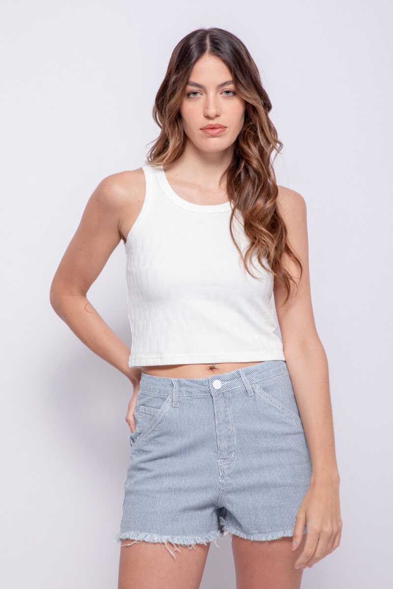 SHORT MOORE Azul