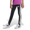 Pantalón Infantil Adidas 3S LEG 230 JRS Negro - Blanco