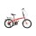 Bicicleta Plegable Rodado 20 Lumax Shimano Parrilla Rojo