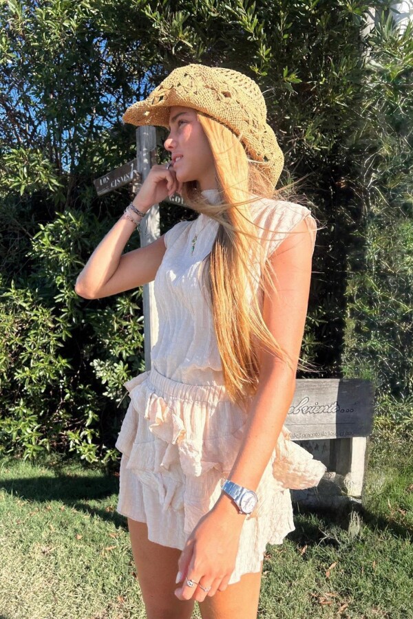 Blusa Mosqueta Beige