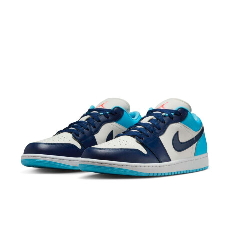 Championes Air Jordan 1 Bajo de Hombre Blanco