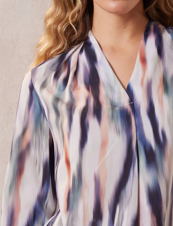 Blusa Printed MULTI/BLANCO
