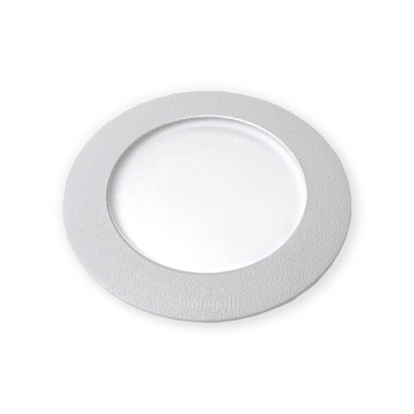 Luminaria de embutir LED piso gris IP67 Ø160mm FL0222