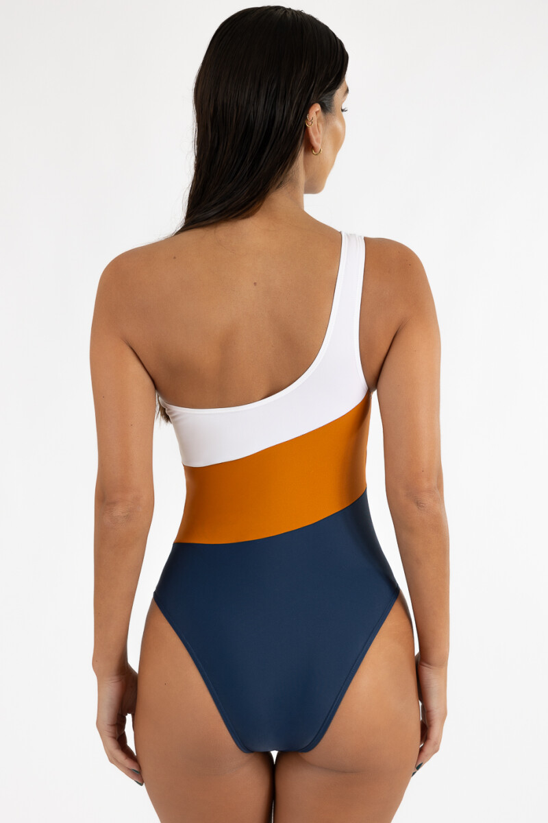 Malla ambar liso Navy blue
