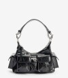 Cartera Baguette Multipocket Negro