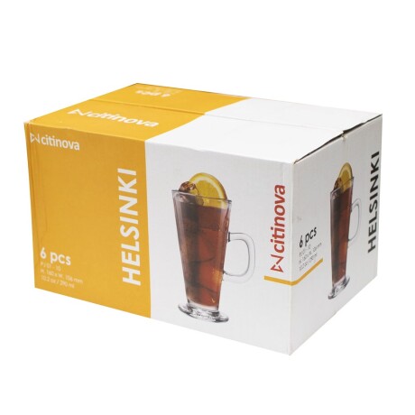 Set 6 Mug Conico Helsinki 421005 285 Ml Caja De Regalo 001
