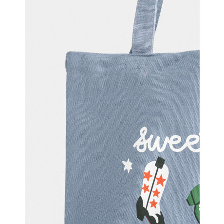Tote Bag ''you Are Berry Special'' Azul Medio