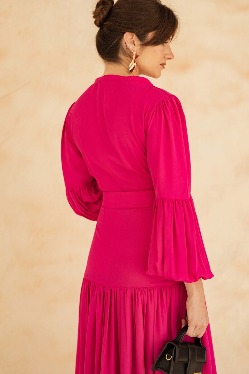 VESTIDO ALEXIA BRIGHT PINK VESTIDO ALEXIA BRIGHT PINK