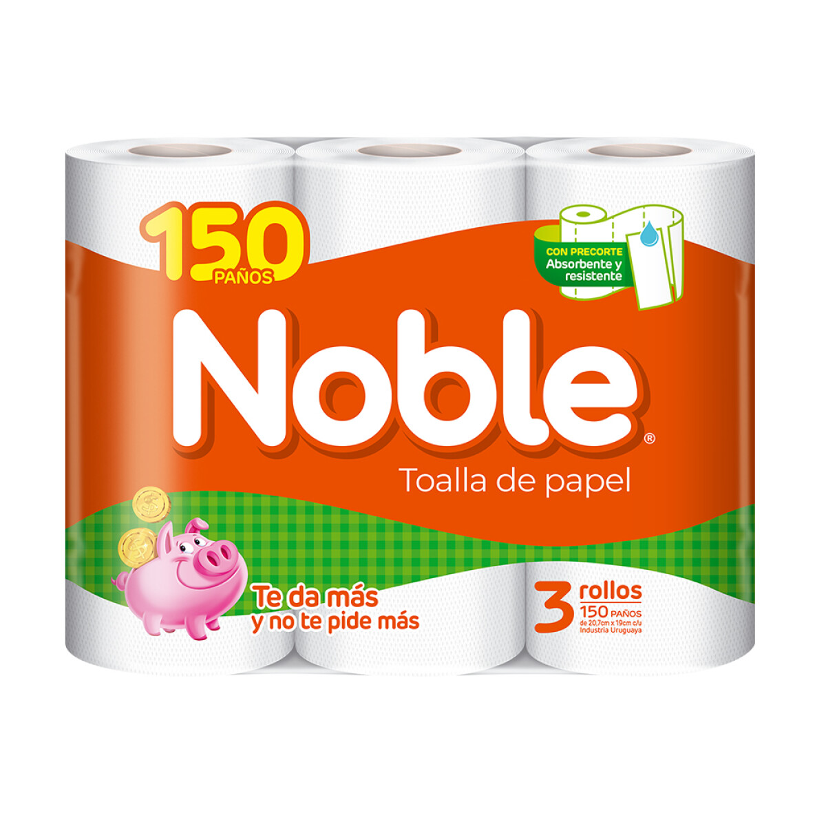 Toalla De Cocina Noble 3 Uds. 150 Paños 