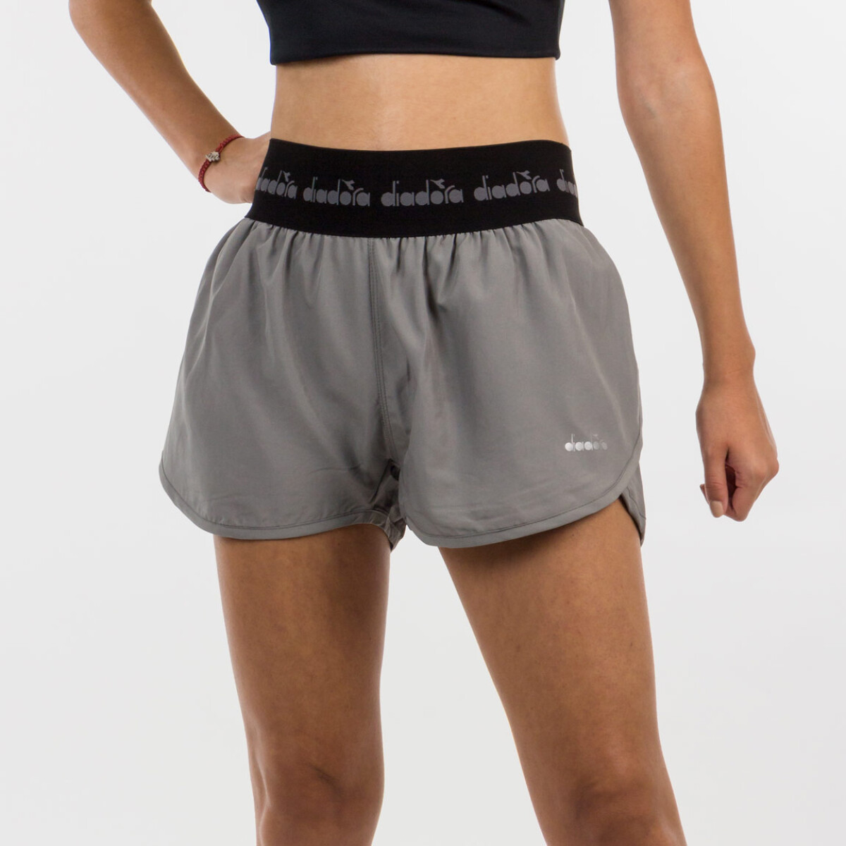 Diadora Dama Sport Short Ladies Dry Fit- Dark Grey - Gris Oscuro 