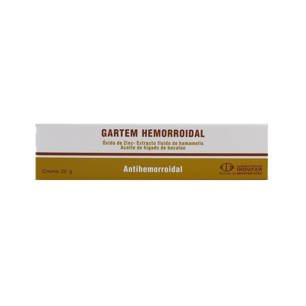 GARTEM HEMORROIDAL CREMA X 20 GRAMOS