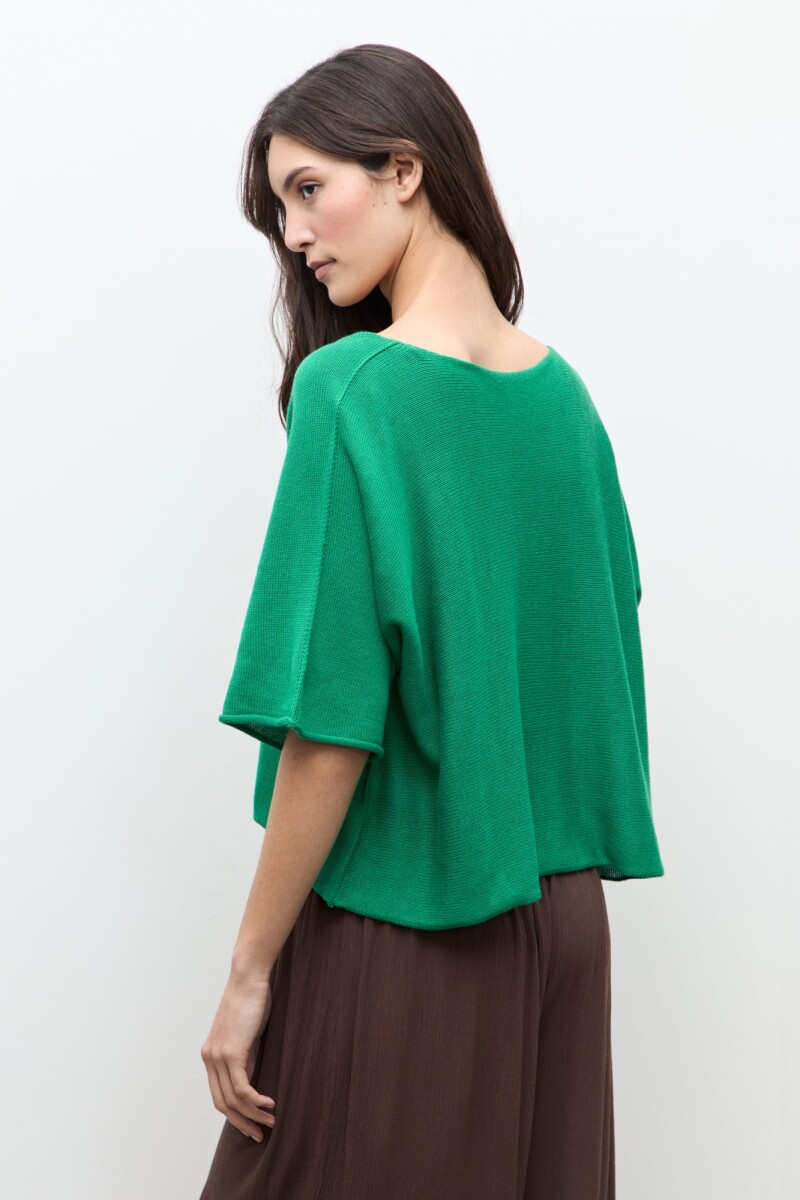 Sweater oversized verde