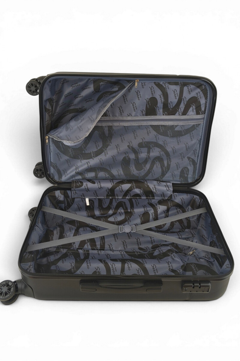 Valija mediana ABS (fibra) de 24" Negro