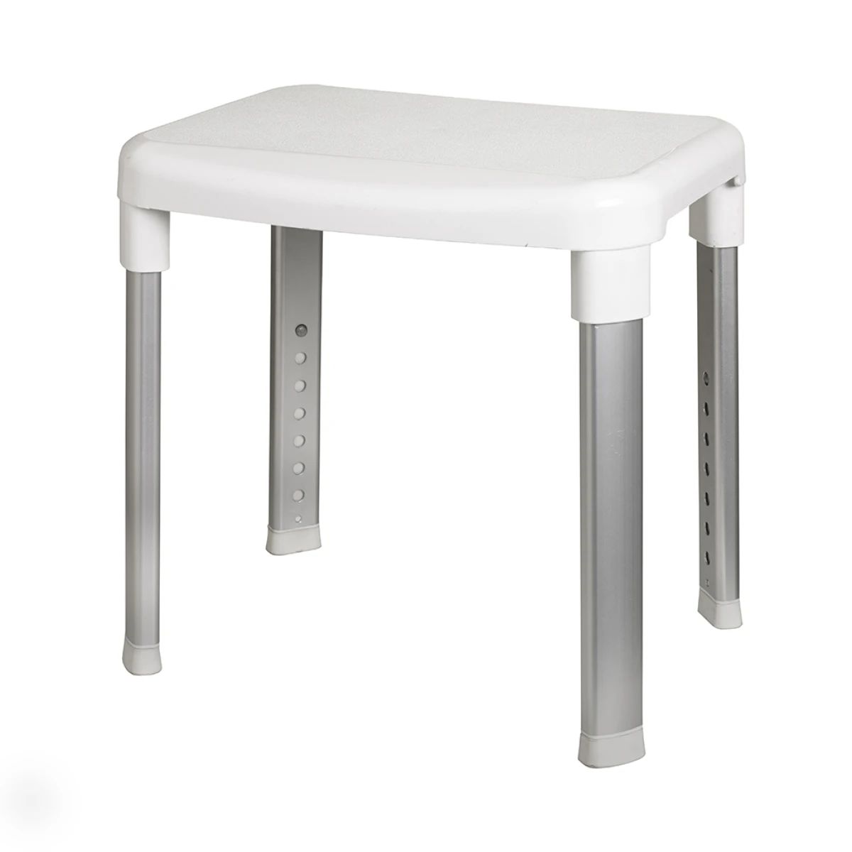 BANCO P/BAÑO ANTIDESLIZANTE 34X42X52CM BLANCO 