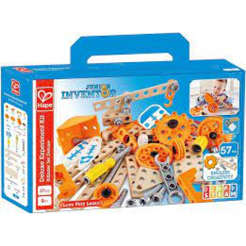 Hape Junior Inventor Deluxe Experimento Kit | 57 piezas Hape Junior Inventor Deluxe Experimento Kit | 57 piezas