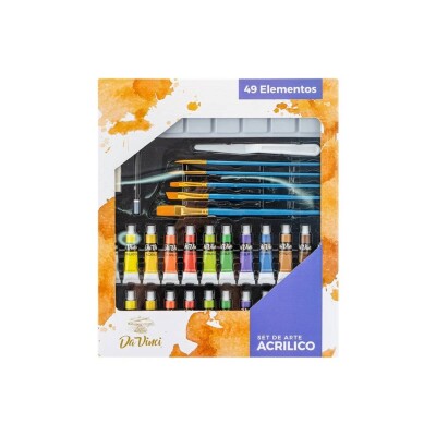 Set de Arte Acrílico 49 Piezas Set de Arte Acrílico 49 Piezas