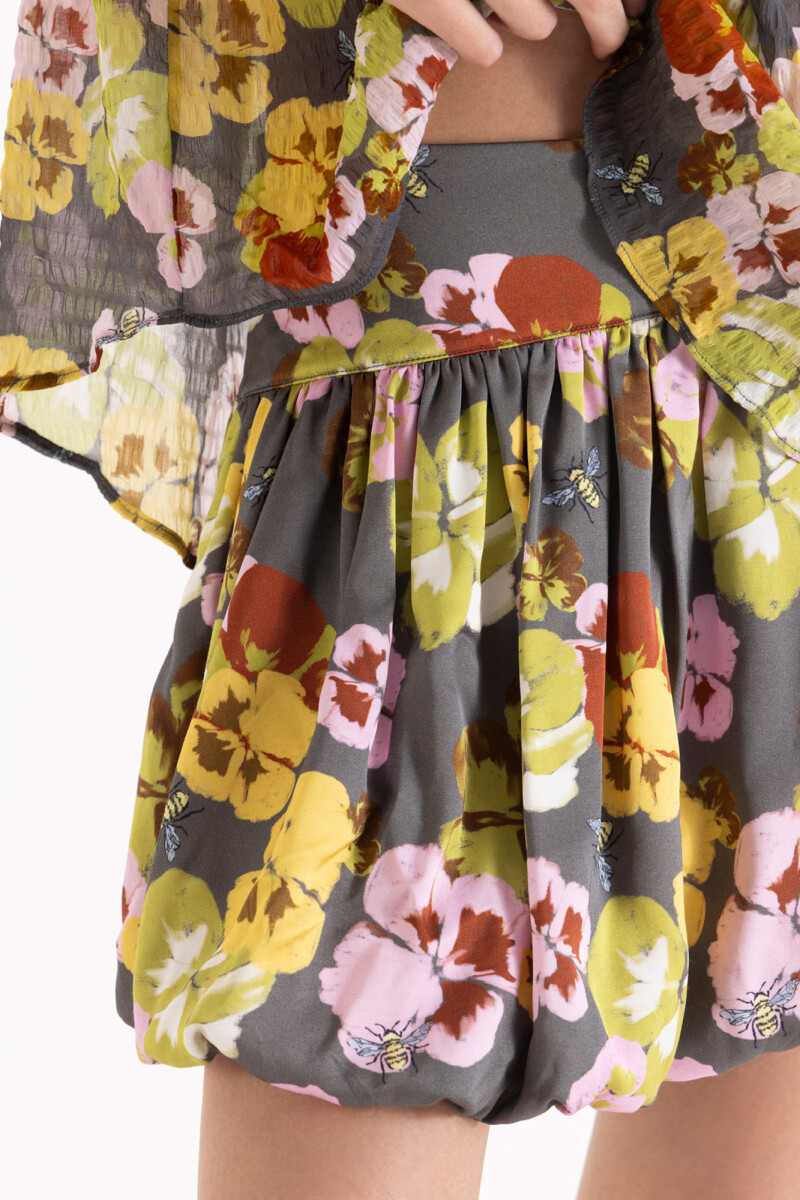 POLLERA NINA Gris