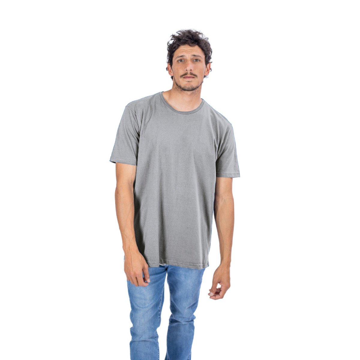 Camiseta UFO Hombre Algodón - GRIS 