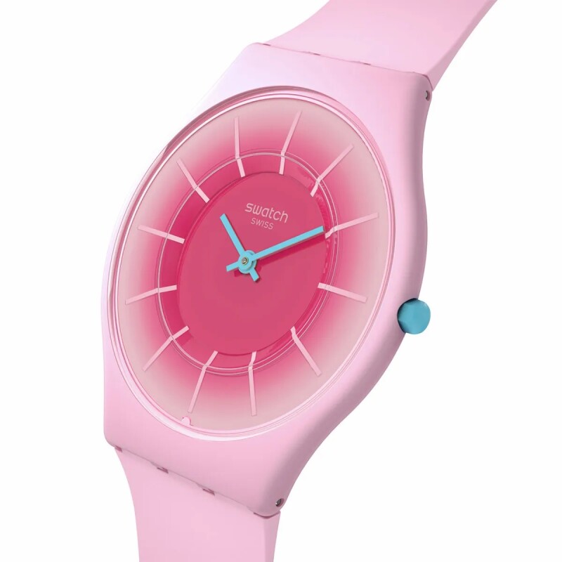 Reloj Swatch Radiantly Pink SS08P110 de Silicona Rosa