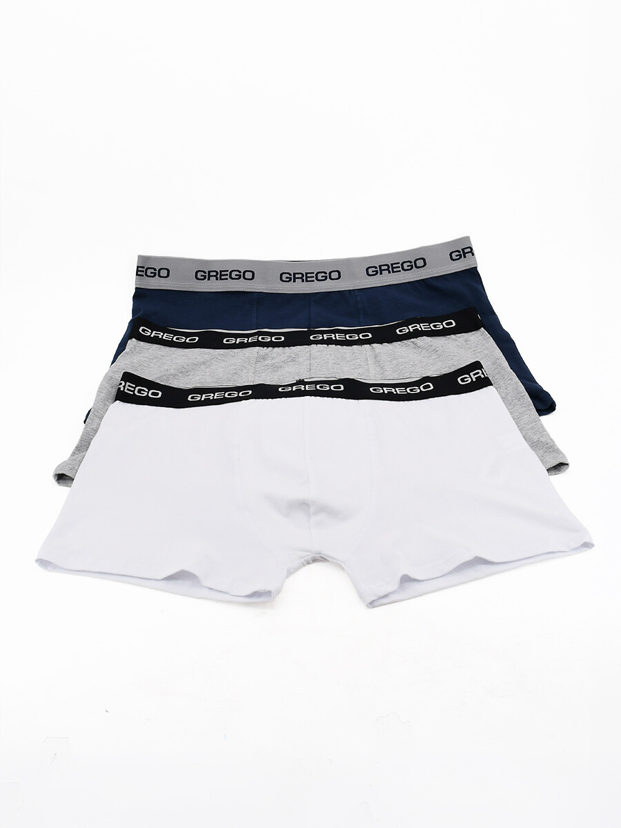 BOXER PACK X3 - AZUL 